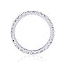 1 Carat Round Diamond Eternity Ring In 14 Karat White Gold, Ring Size 7 Image-3