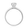 Cheap Engagement Rings, 1/2 Carat Marquise Diamond Solitaire Ring in 14K White Gold Image-4