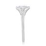 Cheap Engagement Rings, 1/2 Carat Marquise Diamond Solitaire Ring in 14K White Gold Image-5