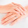Cheap Engagement Rings, 1/2 Carat Marquise Diamond Solitaire Ring in 14K White Gold Image-7