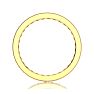 2 1/5 Carat Round Diamond Milgrain Eternity Ring In 14 Karat Yellow Gold, Ring Size 8.5 Image-3