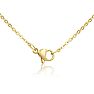 Carla Nameplate Necklace In Gold Image-3