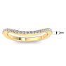 1/4 Carat Diamond Band Ring In 14 Karat Yellow Gold Image-6