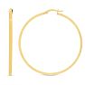 50MM Classic Hoop Earrings In 14 Karat Yellow Gold Over Sterling Silver Image-1
