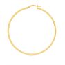 50MM Classic Hoop Earrings In 14 Karat Yellow Gold Over Sterling Silver Image-3