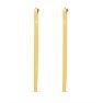 50MM Classic Hoop Earrings In 14 Karat Yellow Gold Over Sterling Silver Image-4