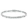1/4ct Diamond Bracelet Crafted in Sterling Silver Image-1