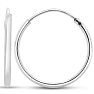 16MM Endless Hoop Earrings In Sterling Silver Image-1