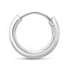 12x2.25MM Endless Hoop Earrings In Sterling Silver Image-3