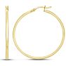 40MM Classic Hoop Earrings In 14 Karat Yellow Gold Over Sterling Silver Image-1