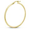 40MM Classic Hoop Earrings In 14 Karat Yellow Gold Over Sterling Silver Image-4