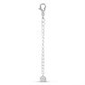 Sterling Silver Adjustable Chain Extender, 2" Image-1