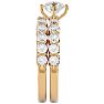 2 1/2 Carat Round Shape Diamond Bridal Set In 14 Karat Yellow Gold Image-4