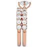2 1/2 Carat Round Shape Diamond Bridal Set In 14 Karat Rose Gold Image-4