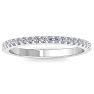 1/3 Carat Diamond Band In 14 Karat White Gold Image-1