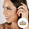 3 1/2 Carat Round Diamond Bridal Set In 14 Karat Yellow Gold Image-8