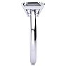 2 Carat GIA Certified Emerald Cut Diamond Solitaire Ring In Platinum Image-4