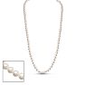 30 inch 6mm AA+ Pearl Necklace With 14K Yellow Gold Clasp
 Image-1