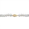 30 inch 6mm AA+ Pearl Necklace With 14K Yellow Gold Clasp
 Image-4