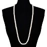 36 inch 10mm AA+ Pearl Necklace With 14K Yellow Gold Clasp
 Image-5
