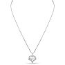 10 Diamond Natural Rose Cut Diamond Infinity Heart Necklace With Free Chain, 18 Inches. Brand New & Very Cute! Image-3