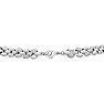 1/4 Carat Diamond Collar Necklace In Platinum Overlay, 16 Inches.  One Time Closeout Deal! Image-3