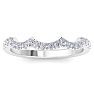 1/3 Carat Diamond Band Ring In 14 Karat White Gold Image-1