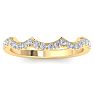 1/3 Carat Diamond Band Ring In 14 Karat Yellow Gold Image-1