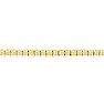 2.40 Carat Diamond Mens Tennis bracelet In 14 Karat Yellow Gold, 8 1/2 Inches Image-2
