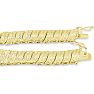 1 Carat Diamond Wave Bracelet With Yellow Gold Overlay, 7 Inches. Sold Out In 1 Day And Finally Back In Stock! Image-3