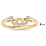 1/4 Carat Diamond Band In 14 Karat Yellow Gold Image-5
