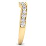 1/2 Carat Diamond Wedding Band Ring in 14 Karat Yellow Gold Image-3