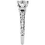 2 1/4 Carat Vintage Diamond Engagement Ring In 14 Karat White Gold Image-4