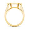 1/5 Carat Matching Diamond Wedding band In 14 Karat Yellow Gold Image-5