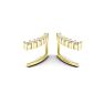1/5ct Diamond Ear Climbers In 14K Yellow Gold Image-3