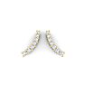 1/5ct Diamond Ear Climbers In 14K Yellow Gold Image-5
