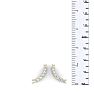 1/5ct Diamond Ear Climbers In 14K Yellow Gold Image-6