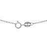 1/3 Carat Bezel Set Diamond Solitaire Necklace In Sterling Silver, 16-18 Inches Image-3