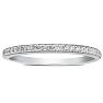 0.07 Carat Dainty Diamond Band In Sterling Silver Image-1