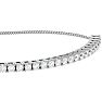 4 Carat Diamond Bolo Bracelet In 14 Karat White Gold, Adjustable 6-9 inches Image-2