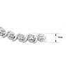 Impressive 1/2 Carat Diamond Tennis Necklace, 17 Inches. Unheard Of At This Price! Image-6