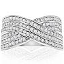 1 Carat Rose Cut Rose Cut Diamond Swirl Cocktail Ring. Amazing New Diamond Ring Style Everyone Will LOVE! Image-1