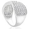 1 Carat Rose Cut Rose Cut Diamond Swirl Cocktail Ring. Amazing New Diamond Ring Style Everyone Will LOVE! Image-2