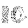 1 Carat Natural Rose Cut Diamond Necklace, Earrings and Bracelet Set. Matching Jewelry Is Wonderful! Image-4