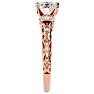 1 3/4 Carat Vintage Diamond Engagement Ring In 14 Karat Rose Gold Image-4
