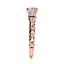 1 1/4 Carat Vintage Diamond Engagement Ring In 14 Karat Rose Gold Image-4