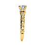 1 1/4 Carat Vintage Diamond Engagement Ring In 14 Karat Yellow Gold Image-4
