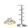 1 1/4 Carat Vintage Diamond Engagement Ring In 14 Karat Yellow Gold Image-5