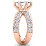 3 1/5 Carat Marquise Diamond Engagement Ring In 14K Rose Gold Image-3