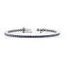 6 3/4 Carat Mystic Topaz Tennis Bracelet In 14 Karat White Gold, 9 Inches Image-1